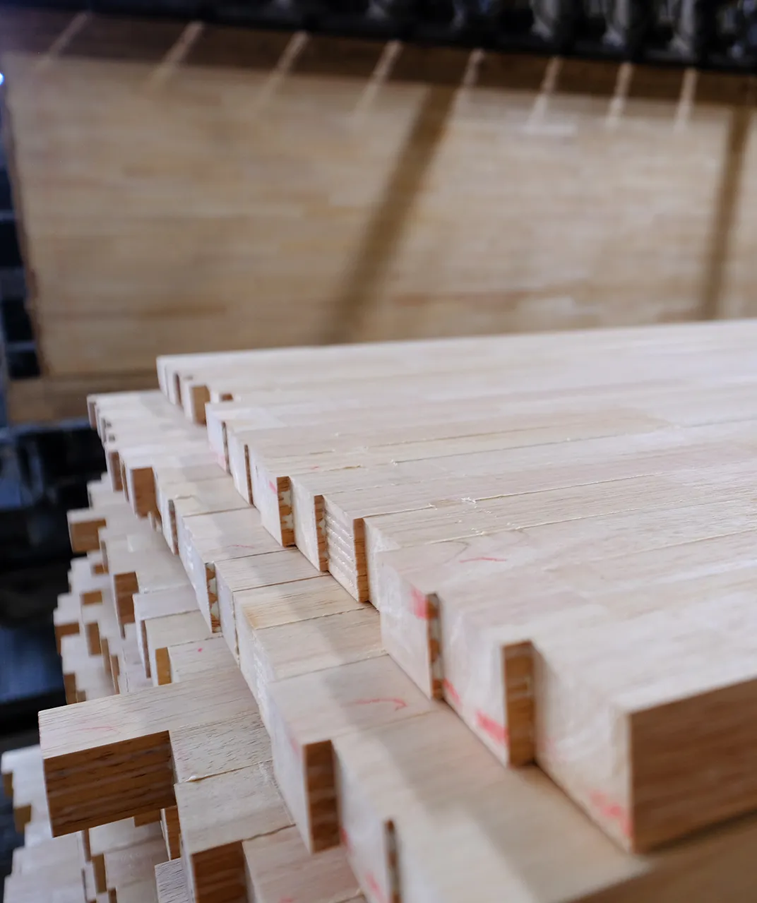 Added a Finger Joint Laminated Board production line to our building materials portfolio